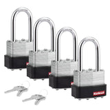 Kwikset 90260-106 Padlock, Keyed Different Key, 0.24 in Dia Shackle, 1-1/2 in H Shackle, Steel Shackle, 1-9/16 in W Body