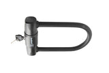 Kwikset 90260-940 Bicycle U-Lock, Keyed Different Key, 0.62 in Dia Shackle, ABS/PVS/Steel Shackle, Steel Body