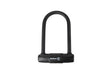 Kwikset 90260-940 Bicycle U-Lock, Keyed Different Key, 0.62 in Dia Shackle, ABS/PVS/Steel Shackle, Steel Body