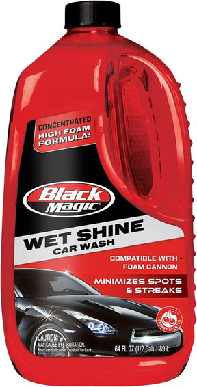 Black Magic 120065 Wet Shine Car Wash, 64 oz, Liquid, Cherry