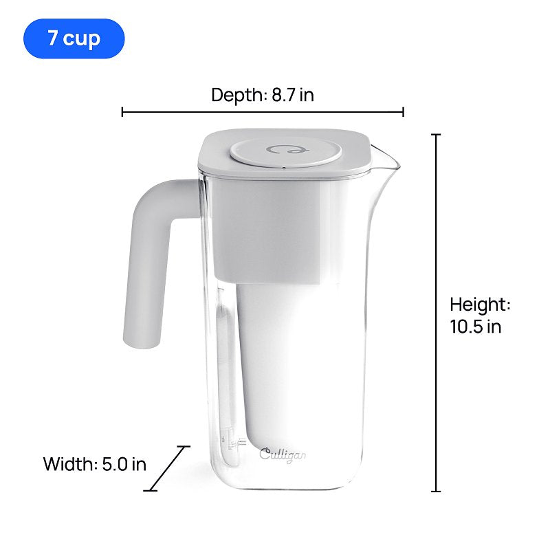 PITCHER PLASTIC COOL GRY 7-CUP