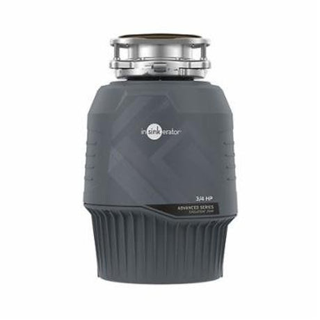 InSinkErator Evolution Series 80021-ISE Garbage Disposal, 0.75 hp Motor, 120 V, Steel, Gray, 9 Year Limited Warranty