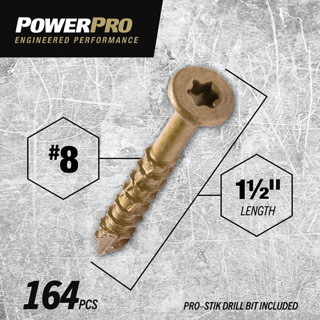 XBX-FH ONE SCR EXT 8X1-1/2 1LB