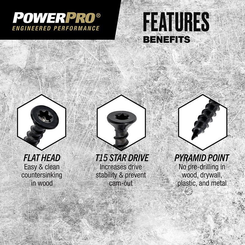XBX-BLACK EXT ONE SCREW FLAT 6