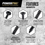 XBX-BLACK EXT ONE SCREW FLAT 8