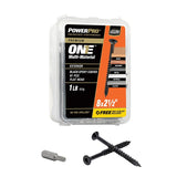 XBX-BLACK EXT ONE SCREW FLAT 8