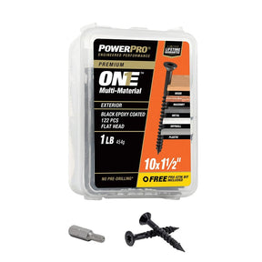 XBX-BLACK EXT ONE SCREW FLAT 1