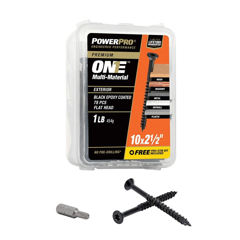 XBX-BLACK EXT ONE SCREW FLAT 1
