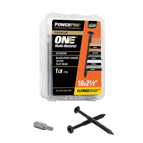 XBX-BLACK EXT ONE SCREW FLAT 1