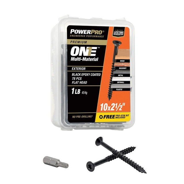 XBX-BLACK EXT ONE SCREW FLAT 1