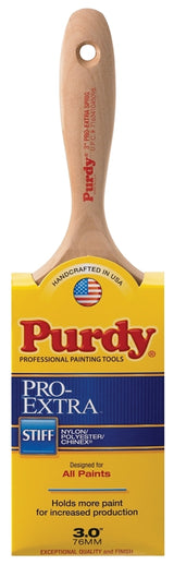 Purdy 380730 Trim Brush, Nylon/Polyester Bristle, Beaver Tail Handle