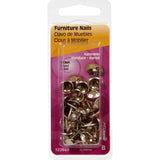 Hillman 122688 Furniture Nail, Nickel, Hammered Head, Pack of 6