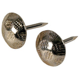 Hillman 122688 Furniture Nail, Nickel, Hammered Head, Pack of 6