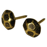 Hillman 122680 Furniture Nail, Antique Brass, Hammered Head, Pack of 6