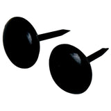 Hillman 122684 Furniture Nail, Black, Round Head, Pack of 6