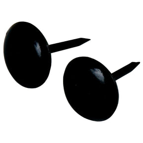 Hillman 122684 Furniture Nail, Black, Round Head, Pack of 6