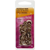 Hillman 122683 Furniture Nail, Nickel-Plated, Round Head, Pack of 6