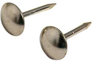 Hillman 122683 Furniture Nail, Nickel-Plated, Round Head, Pack of 6