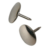 Hillman 122670 Thumb Tack, 15/64 in Shank, Steel, Nickel-Plated, Cap Head, Sharp Point, Pack of 6