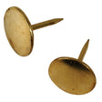 Hillman 122672 Thumb Tack, 15/64 in Shank, Steel, Brass, Cap Head, Sharp Point, Pack of 6