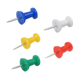 Hillman 122643 Push Pin, 3/8 in L, Plastic, Pack of 6