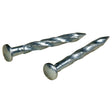 Hillman 122536 Trim Nail, 1-1/4 in L, Steel, Zinc-Plated, Flat Head, Spiral Shank, 1 oz, Pack of 6