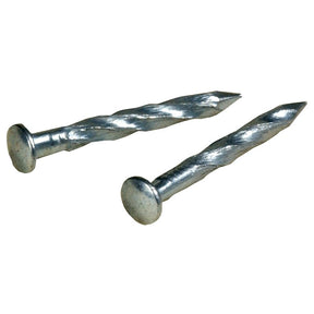 Hillman 122536 Trim Nail, 1-1/4 in L, Steel, Zinc-Plated, Flat Head, Spiral Shank, 1 oz, Pack of 6
