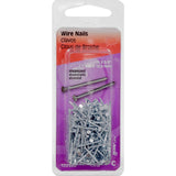 Hillman 122560 Wire Nail, 5/8 in L, Steel, Galvanized, Flat Head, Smooth Shank, 1.75 oz, Pack of 6