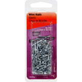 Hillman 122564 Wire Nail, 1-1/4 in L, Steel, Galvanized, Flat Head, Smooth Shank, 1.5 oz, Pack of 6
