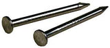 Hillman 122543 Wire Nail, 1/2 in L, Steel, Bright, Flat Head, Smooth Shank, Silver, 1.75 oz, Pack of 6