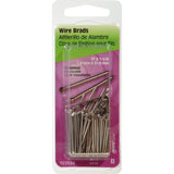 Hillman 122529 Wire Brad, 1-1/4 in L, Steel, Stainless Steel, Brad Head, Thin Shank, 2 oz, Pack of 6