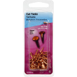 Hillman 122614 Cut Tack, 7/16 in L, Copper, Pack of 6