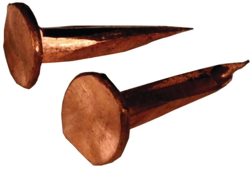 Hillman 122616 Cut Tack, 5/8 in L, Steel, Copper, Sharp Point, Pack of 6