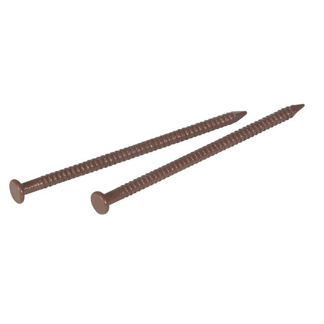 Hillman 41798 Panel Nail, 1 in L, Steel, Panel Head, Ring Shank, Walnut, 6 oz, Pack of 5