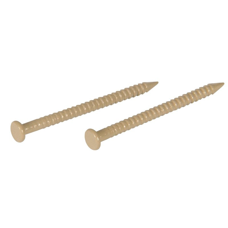 Hillman 41805 Panel Nail, 1-5/8 in L, Steel, Panel Head, Ring Shank, Cherry, 6 oz, Pack of 5