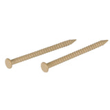 Hillman 41805 Panel Nail, 1-5/8 in L, Steel, Panel Head, Ring Shank, Cherry, 6 oz, Pack of 5
