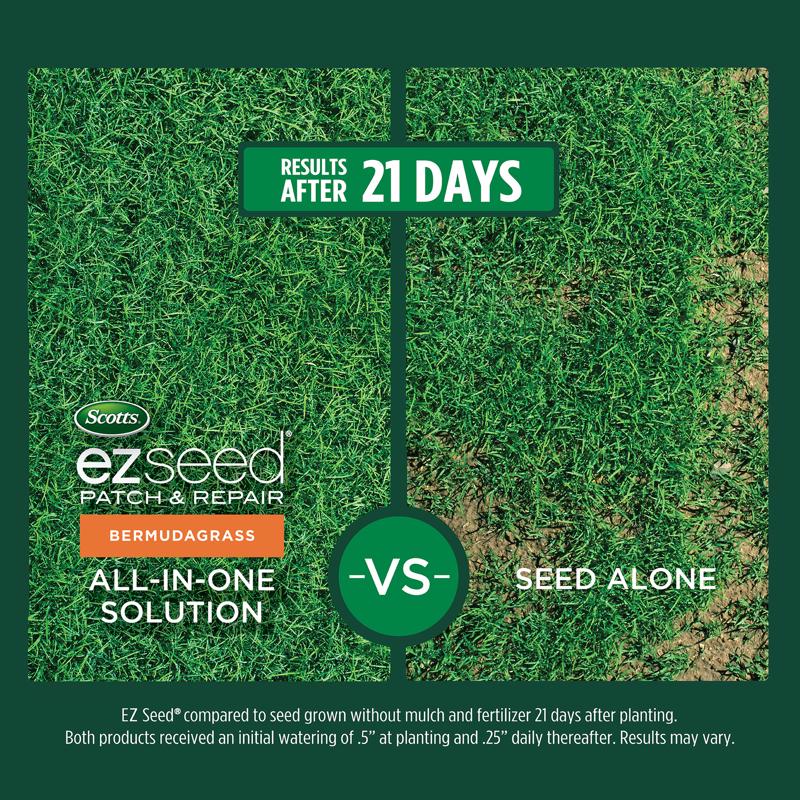Scotts EZ Seed Bermuda Grass Full Sun Grass Spot Repair Mix 20 lb
