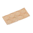 Hillman 50660 Furniture Bumper Pad, 1/2 in, Rubber, Clear