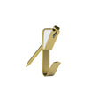OOK 50606 Picture Hanger, 10 lb, Steel, Brass, Gold, 30/PK