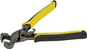 M-D 49943 Compound Tile Nipper, 3/8 in L Jaw, 3/4 in W Jaw, Ergonomic Handle, Black/Yellow Handle