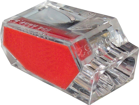 Gardner Bender PushGard 19-PC2 Wire Connector, 22 to 12 AWG Wire, Copper Contact, Polycarbonate Housing Material