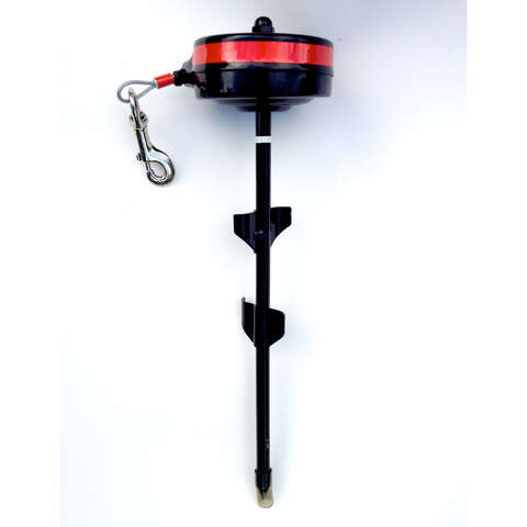 Howard Pet Red Metal Tie Out Stake Large