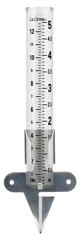 La Crosse 704-1514 Rain ga, 5 in, 2-1/4 in L x 1 in W x 6-3/4 in H Dimensions, Pack of 6