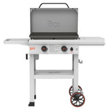 LoCo SmartTemp Series 2023050175 Classic Griddle, 32,000 Btu/hr BTU, Liquid Propane, 2-Burner, Rack Storage, Chalk