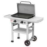 LoCo SmartTemp Series 2023050175 Classic Griddle, 32,000 Btu/hr BTU, Liquid Propane, 2-Burner, Rack Storage, Chalk