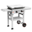LoCo SmartTemp Series 2023050175 Classic Griddle, 32,000 Btu/hr BTU, Liquid Propane, 2-Burner, Rack Storage, Chalk