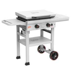 LoCo SmartTemp Series 2023050175 Classic Griddle, 32,000 Btu/hr BTU, Liquid Propane, 2-Burner, Rack Storage, Chalk