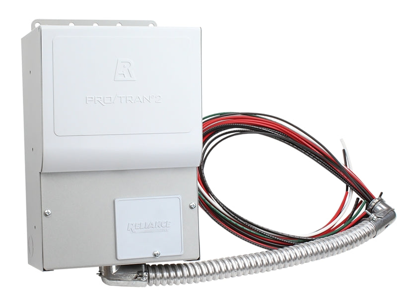 Reliance Controls Pro/Tran Series 30216A Transfer Switch, 1-Phase, 30 A, 120/250 V, 7-Circuit, 6-Breaker, Surface