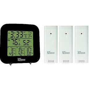 Minder Research TM22250VP Tempminder 4-Zone Temperature & Humidity Station