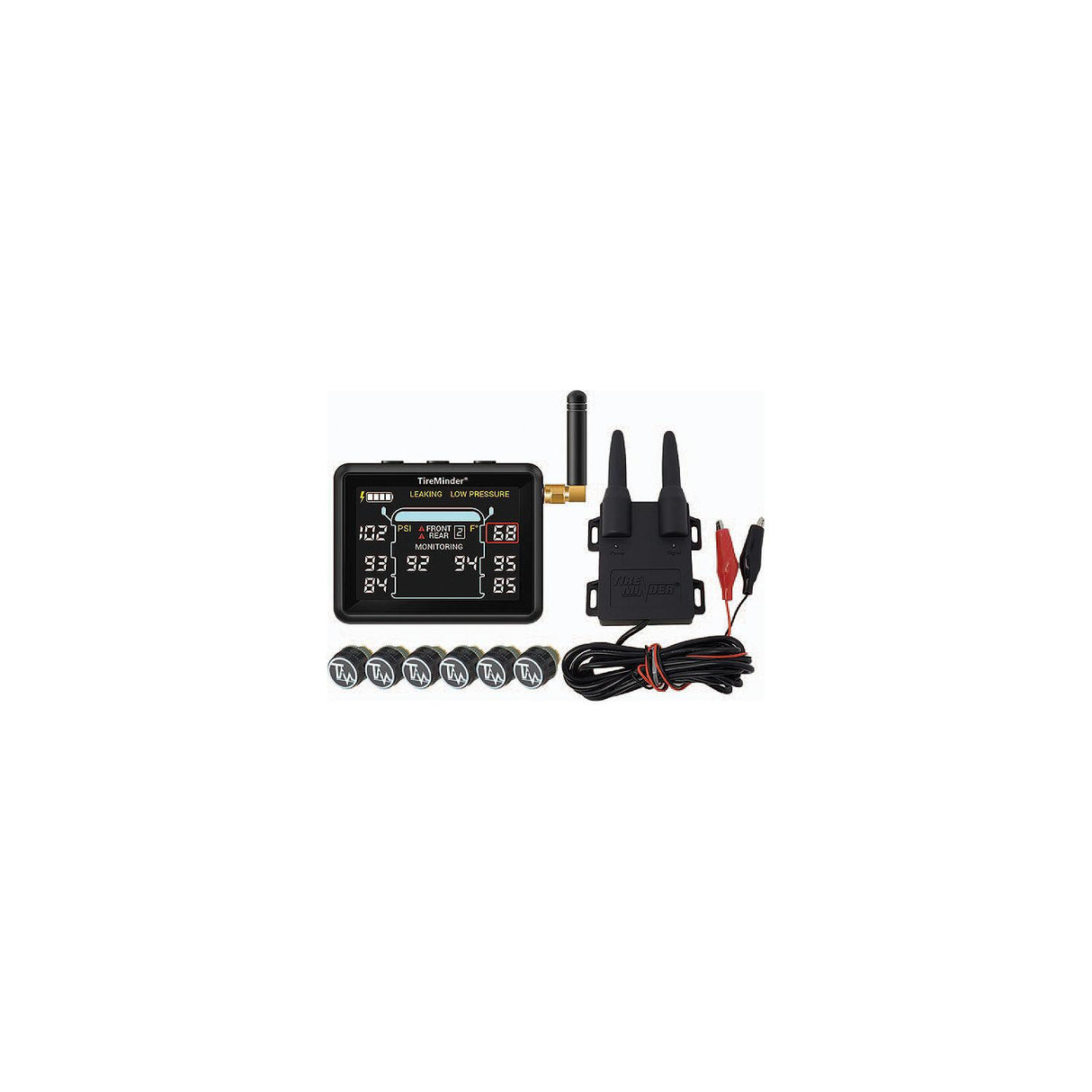Minder TM22142 Tireminder I10 Tire Pressure Monitoring System + Rhino Booster w/6 Standard Transmitters